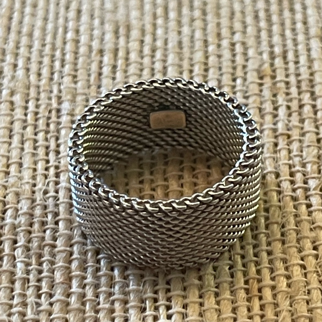Tiffany & Co. Silver Mesh Ring